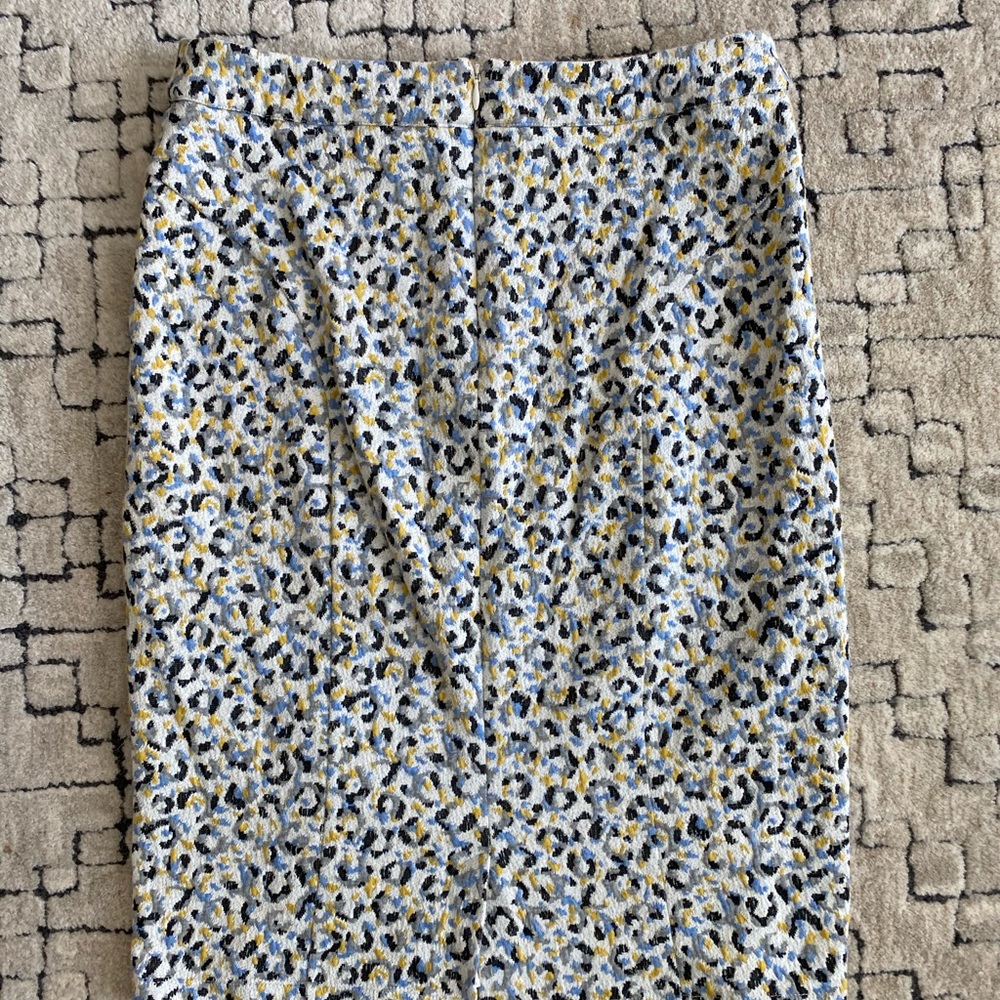 Maeve Leopard Jacquard Skirt - Picture 6 of 7